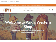 Tablet Screenshot of pards.com